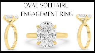 Oval Solitaire Engagement Ring