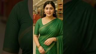 Graceful AI Woman Walking Through Market | Serene Beauty in Motion