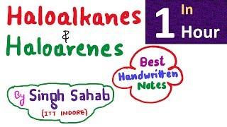 Haloalkanes & Haloarenes  in one shot | Organic Chemistry class 12  NCERT | JEE Mains | NEET  |