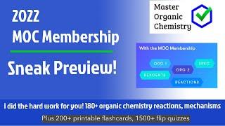 Master Organic Chemistry Membership Benefits - SNEAK PREVIEW!