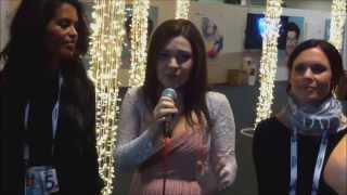 Dina Garipova sings "What if" in Eurovision Press Centre