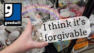 I Think It's Forgivable - Shop Along With Me - Goodwill Thrift Store