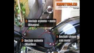 iCustom.es | Guía de montaje asiento Bobber | Chopper | Custom SIN kit de instalación