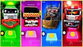 coffin dance - Garbage truck eater  Tow truck eater  Apocalypse truck  Fire truck | Tiles HOP 