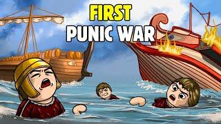 The FIRST PUNIC WAR explained in 2D ANIMATION