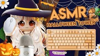  Roblox ASMR  Halloween Tower  but it's *CREAMY* Keyboard ASMR