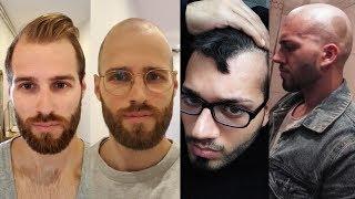 BALDING MEN EMBRACE GOING BALD - BaldCafe Head Shave *INSPIRATION!*