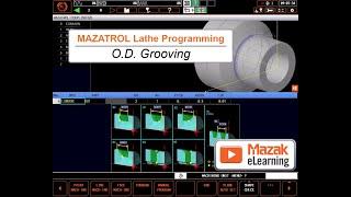 MAZATROL Programming Briefs: O.D. Grooving