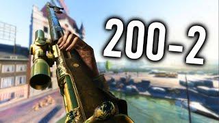 I Went 200-2 While ONLY using a SNIPER on Battlefield 5... (HIGH SNIPER KILL GAME!)