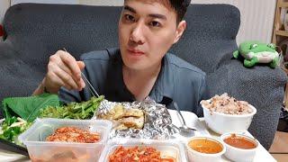 야식 보쌈 먹방(Mukbang, eating show, asmr)