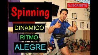 Clase Completa de Spinning Dinámica música motivadora Áerobica y Divertida