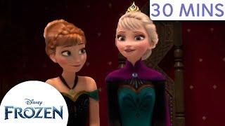 Elsa and Anna's Most Fashionable Moments | Activities for Kids | Frozen