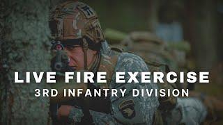 3rd Infantry Division's Live-Fire Exercise in Poland