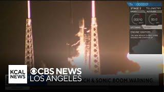 SpaceX warns of sonic boom due to rocket launch in SoCal