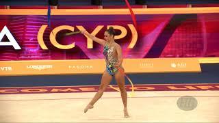 ELLINA Eleni (CYP) - 2019 Rhythmic Worlds, Baku (AZE) - Qualifications Ribbon