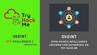 OhSINT Walkthrough on Try Hack Me | OhSINT THM Walkthrough | Decrypt3r