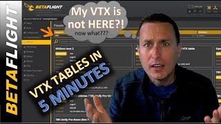 Betaflight 4.3 VTX Tables in 5-minutes - Smart Audio Version | Set Custom Power Levels