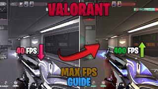 Valorant Max FPS Guide | No Stutter, Max FPS