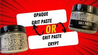 Distress Opaque Grit Paste or Grit Paste Crypt