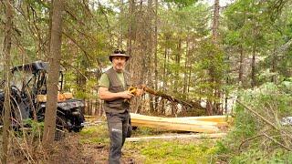 Selecting the Site of the Outhouse, Using a Log Skidding Arch
