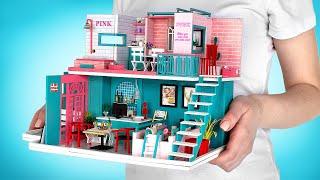 How to Build a Miniature Pink Cafe