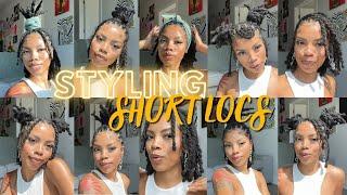  12 LOC STYLES FOR SHORT LOCS | therealcholey