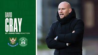 St Johnstone 1 Hibernian 1 | David Gray's Reaction | William Hill Premiership