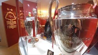 Nottingham Forest stadium & museum tour! Awesome!