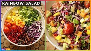 Rainbow Salad Recipe | Healthy and Tasty Salads | 28 Days Salad Challenge #Salad - 14