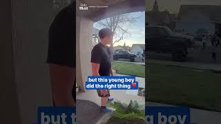 Boy offers heartfelt apology to doorbell camera