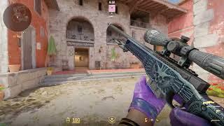 CS2 : AWP | Exoskeleton (Battle-Scarred) Skin showcase and gameplay - Counter-Strike 2