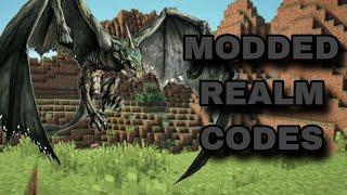 TOP 3 BEST MODDED MINECRAFT REALM CODES FOR BEDROCK EDITION!