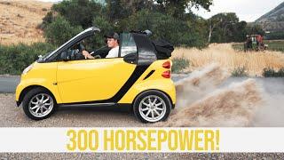 William Black's 300 Horsepower Smart Car