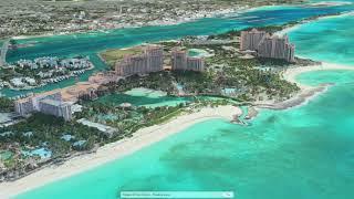 FLYING OVER NASSAU, BAHAMAS [WITH 3D FLYOVER]