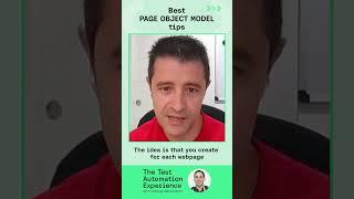 Best PAGE OBJECT MODEL tips