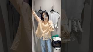 자라zara 신상입어보기#165cm #ootd #데일리룩 #자라여름신상#fashion #자라셔츠#자라데님