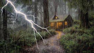 HEAVY RAIN AND THUNDER SOUNDS - DEEP SLEEP | Thunderstorm for Sleeping - Rain Sound Comfort #2