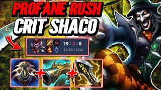 Profane Crit Shaco Build - S14 Emerald Ranked [League of Legends] Full Gameplay - Infernal Shaco