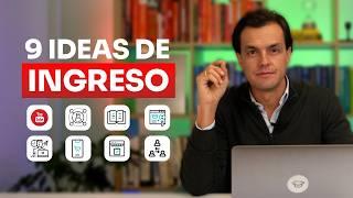 9 INGRESOS PASIVOS para Iniciar Mañana Mismo