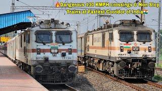 SAMPARK KRANTI + HUMSAFAR + KAZIRANGA Non Stop 130 KMPH crossings at India's Fastest Corridor