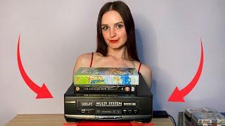 Checking Grundig GVP 500, Retro video cassette player from the 90s