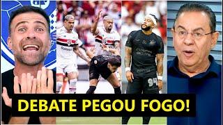 "ISSO É INACREDITÁVEL! Gente, o São Paulo COM 2 A MAIS contra o Corinthians..." DEBATE PEGA FOGO!