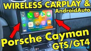 Wireless CarPlay and AndroidAuto in Porsche Cayman Boxster 2013 2014 2015 2016 touch screen PCM3.1