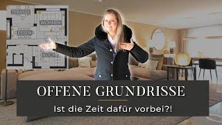 Offener Grundriss gestalten: Traum oder Albtraum im Alltag?  Grundlagen Check  Grundriss Tipps