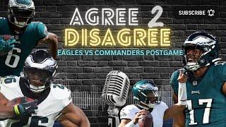 Barkley Scores Twice, Defense DOMINATES Commanders! Eagles Beat Commanders 26-18 Postgame