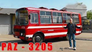 SOVIET BUS PAZ 3205 STILL IN OPERATION