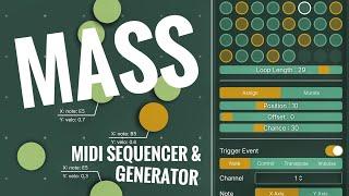 A Unique Midi Sequencer & Generator for iPad / iPhone: Mass by Useable Creations / AUv3 & Standalone