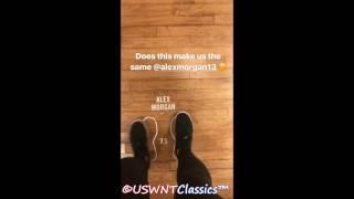 When You Wear the Same Size Boot as Alex Morgan (Soccergrlprbs IG Story) - 7-23-17