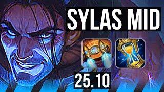 SYLAS vs YONE (MID) | 12/2/8 | EUW Master | 25.10