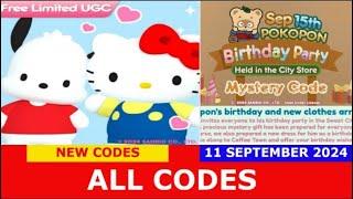 *ALL CODES* [Limited Free UGC] My Hello Kitty Cafe (Tycoon) ROBLOX | NEW CODES | SEPTEMBER 11, 2024